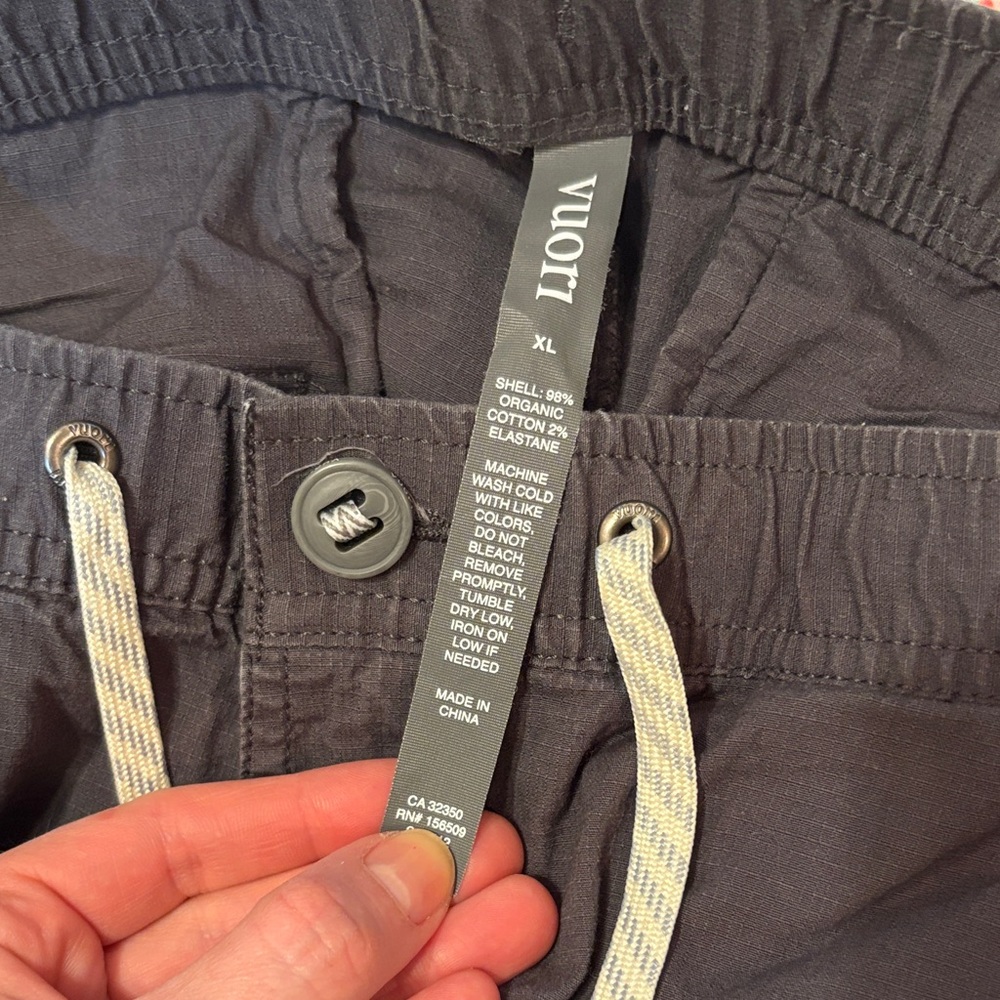 Vuori Charcoal Drawstring Jogger Pants - Picture 3 of 3